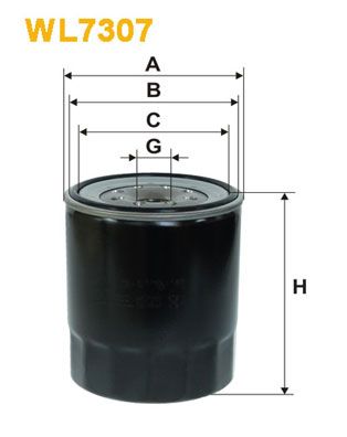 Оливний фільтр WIX FILTERS WL7307