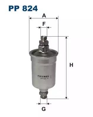 Паливний фільтр FILTRON PP824 - zapix