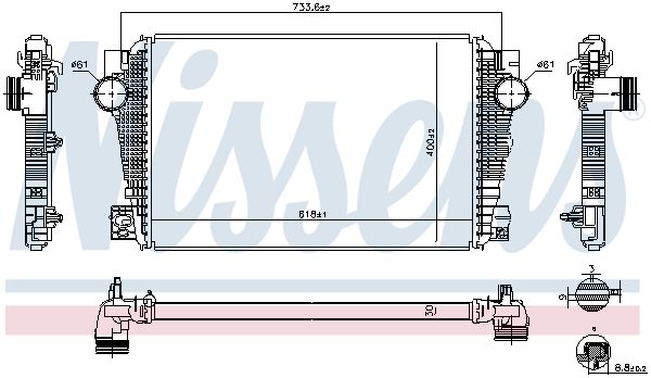 Интеркулер NISSENS 96258