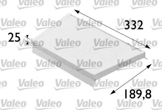 Фільтр салону VALEO 698700 - zapix