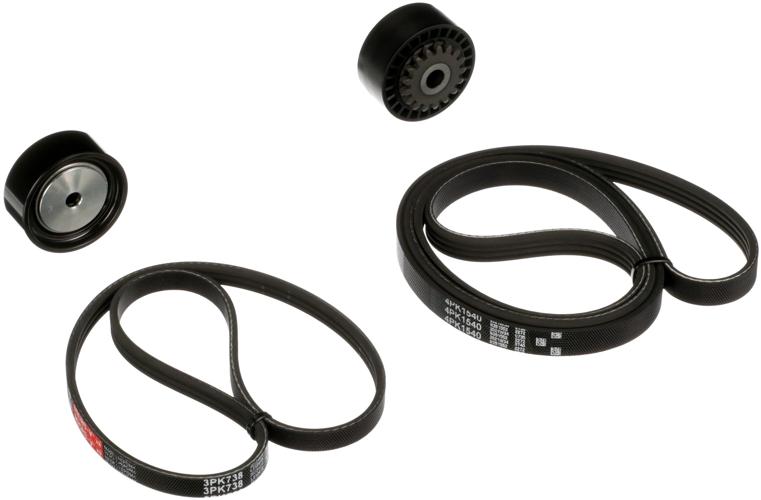 Комплект поліклинових ременів GATES K063PK738 - zapix