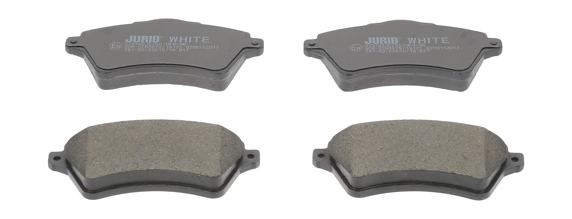 Гальмівні колодки дискові JURID 573102JC - zapix