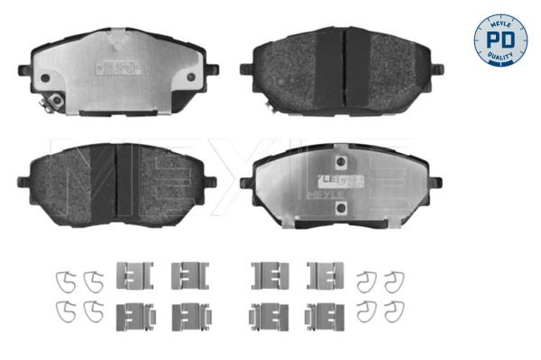Гальмівні колодки дискові MEYLE 0252278218PD - zapix