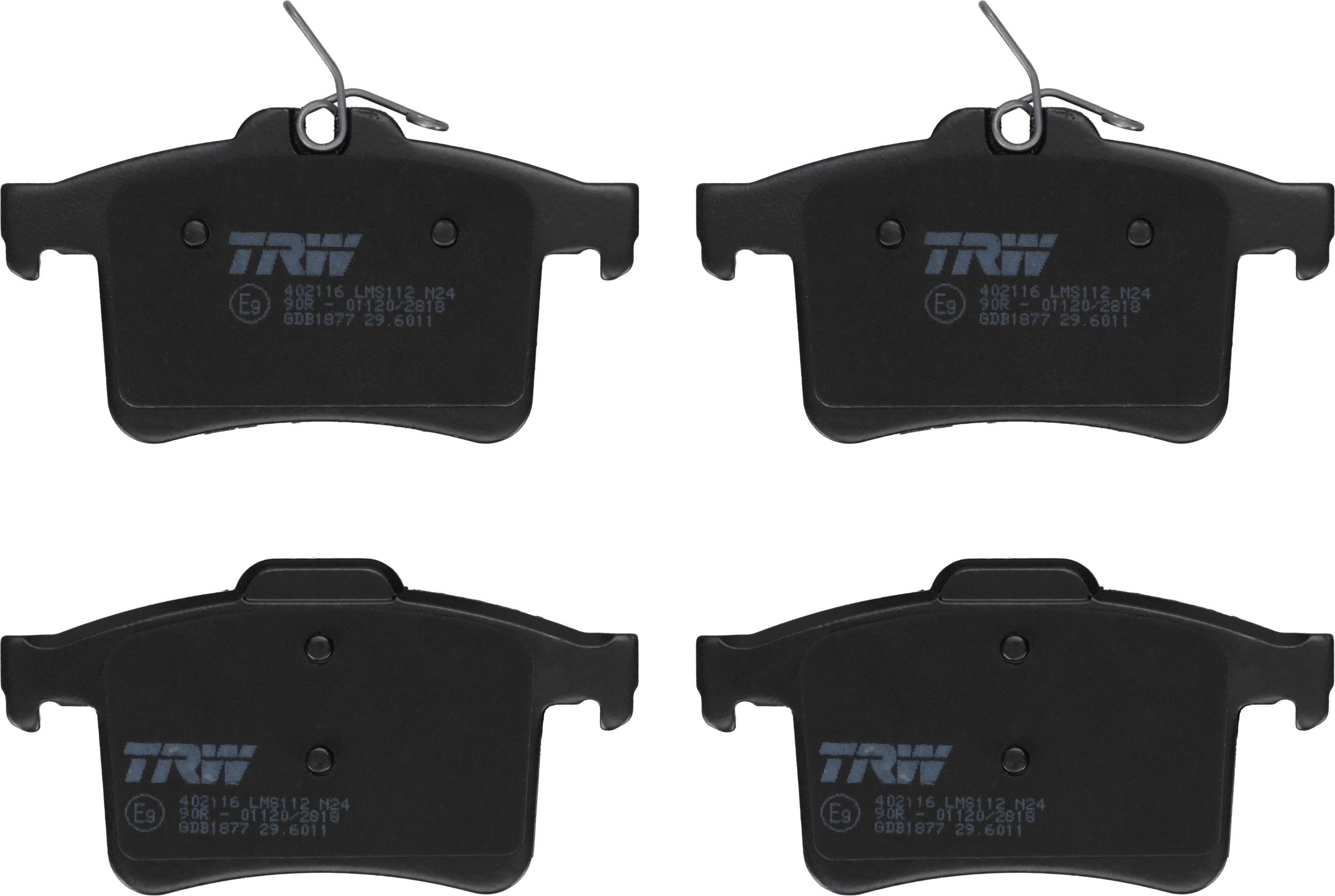 Гальмівні колодки дискові TRW GDB1877 - zapix