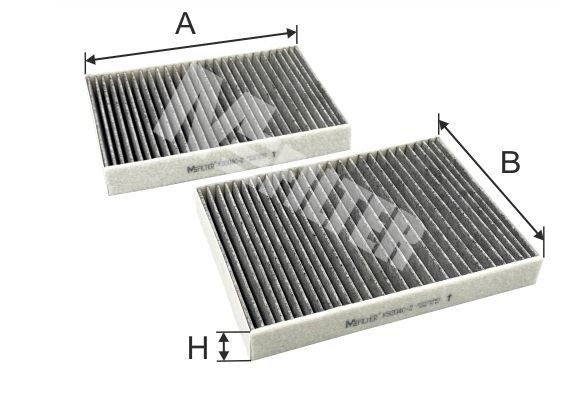 Фільтр салону MFILTER K9204C2 - zapix