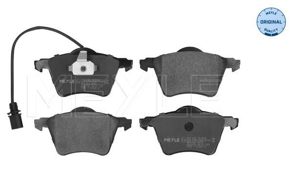 Гальмівні колодки дискові MEYLE 0252341819W - zapix