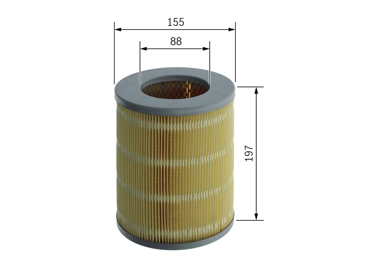 Повітряний фільтр BOSCH F026400383 - zapix