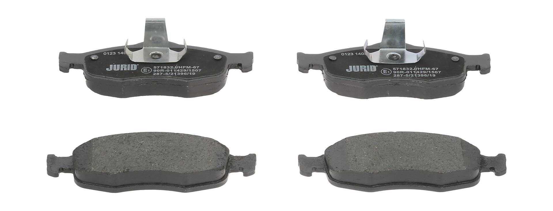 Гальмівні колодки дискові JURID 571832J - zapix