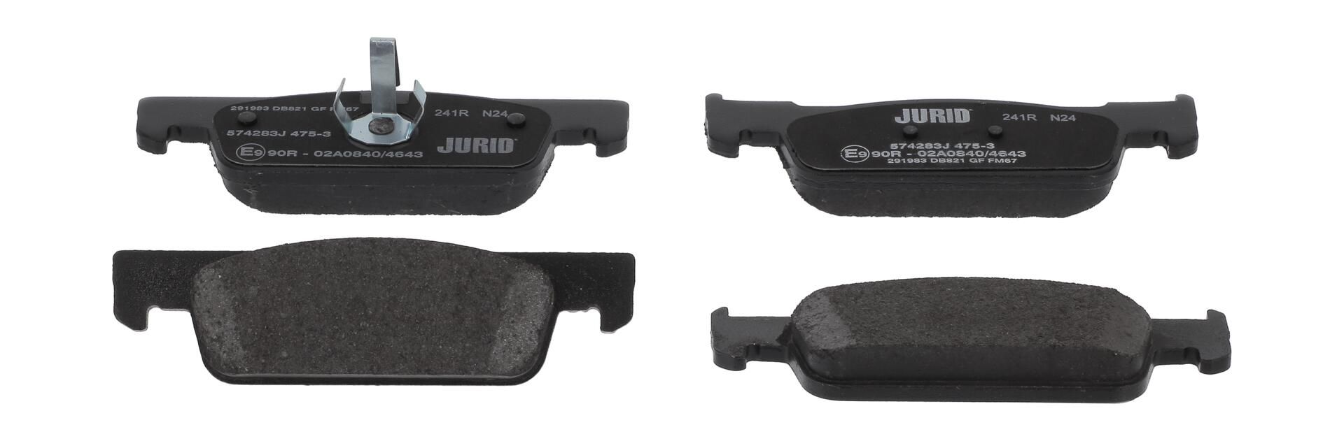 Гальмівні колодки дискові JURID 574283J - zapix