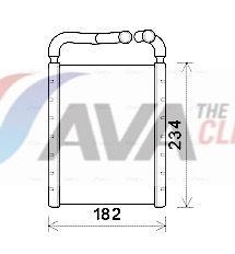 Радіатор пічки AVA QUALITY COOLING HY6375 - zapix