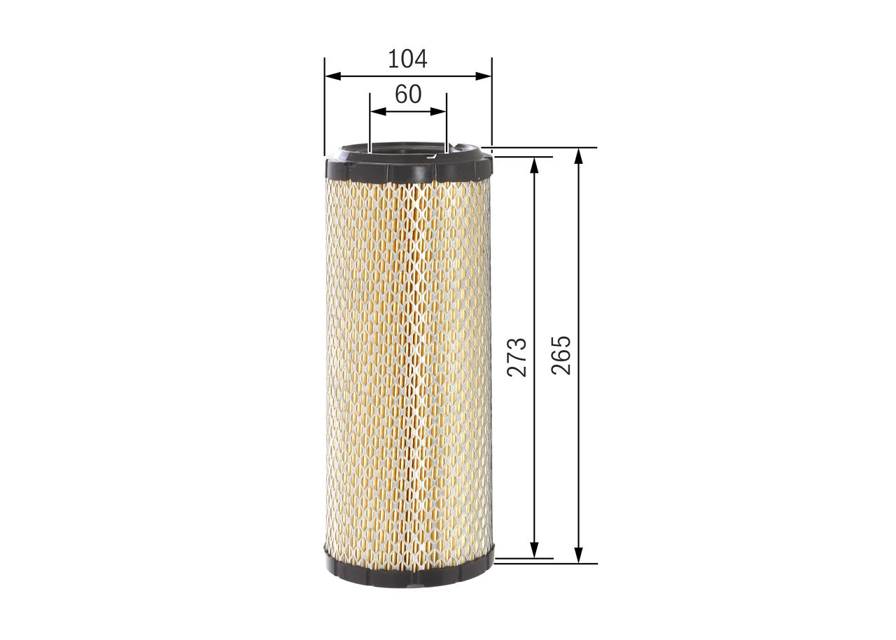 Повітряний фільтр BOSCH F026400319 - zapix