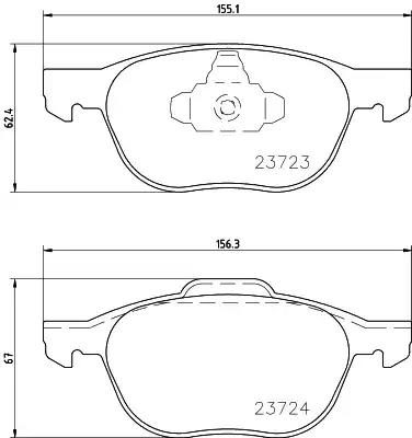 Гальмівні колодки дискові NISSHINBO NP5006 - zapix