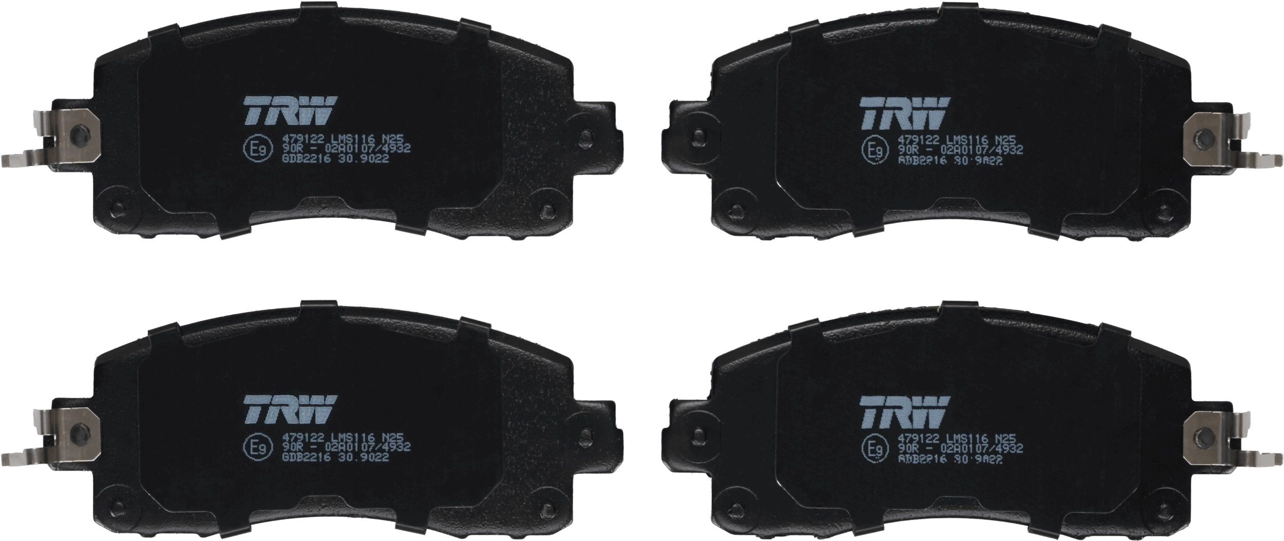 Гальмівні колодки дискові TRW GDB2216