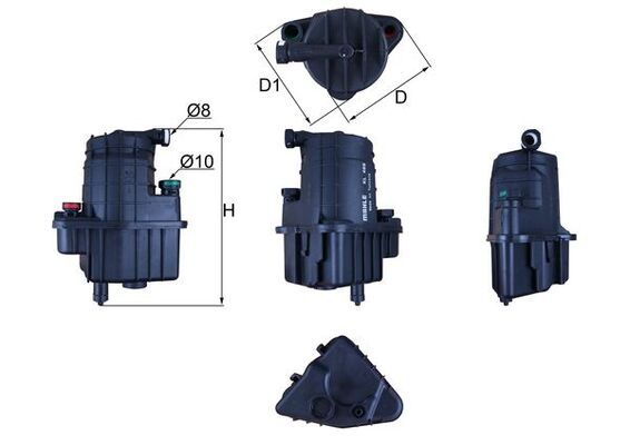 Паливний фільтр MAHLE KL469 - zapix
