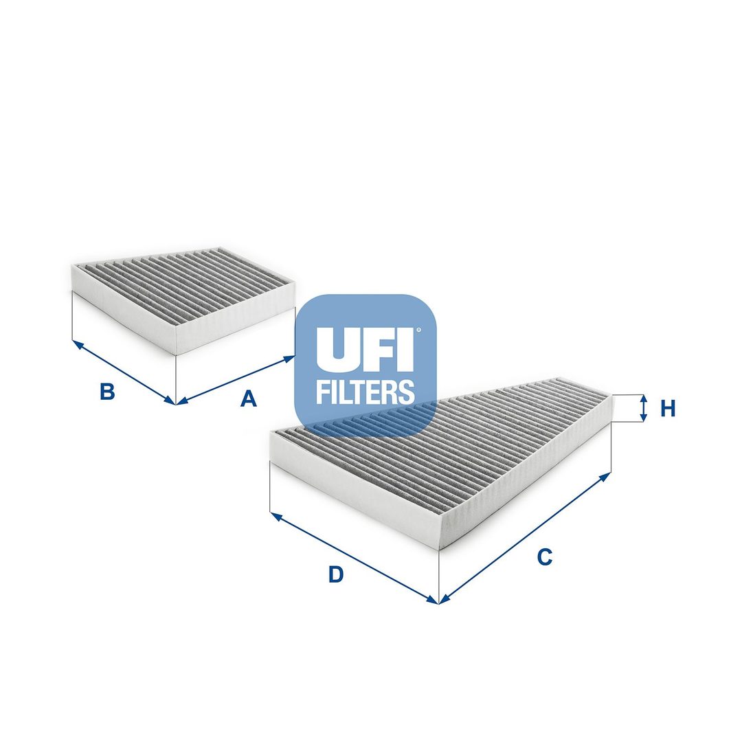 Фільтр салону UFI 5430200 - zapix
