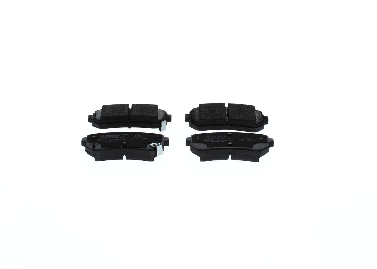 Гальмівні колодки дискові BOSCH 0986424956 - zapix