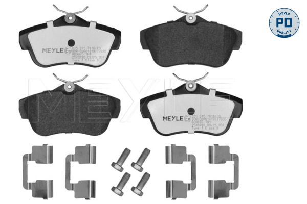 Гальмівні колодки дискові MEYLE 0252457816PD - zapix