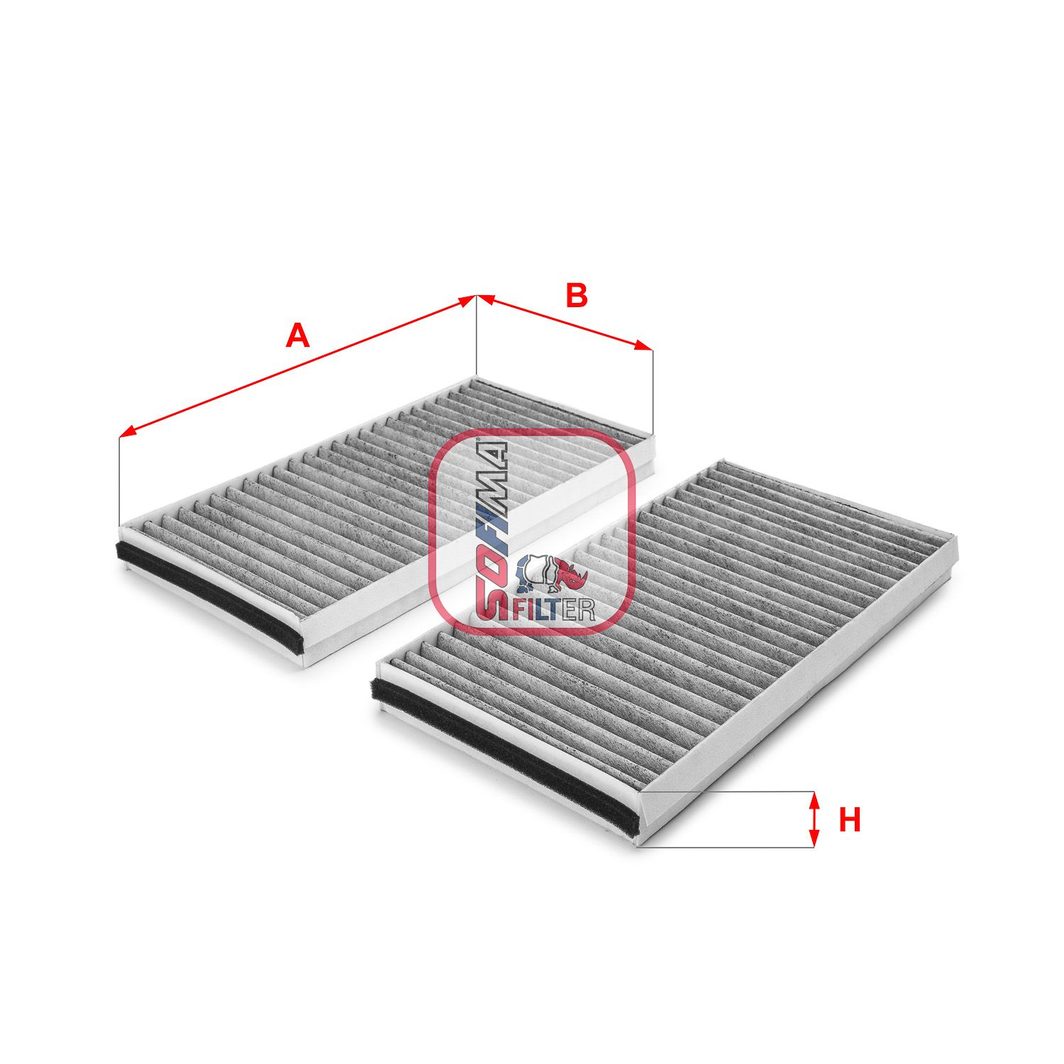 Фільтр салону SOFIMA S4127CA - zapix