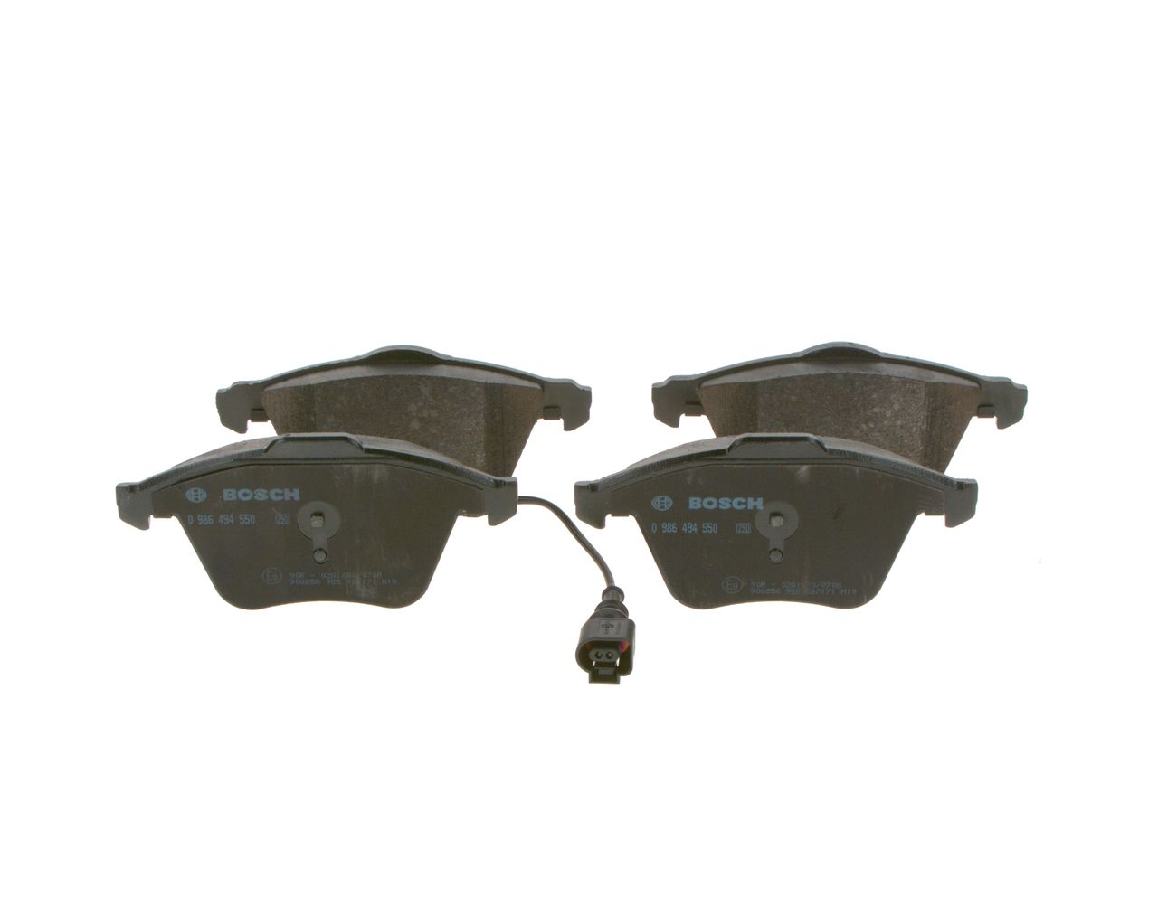 Гальмівні колодки дискові BOSCH 0986494550 - zapix