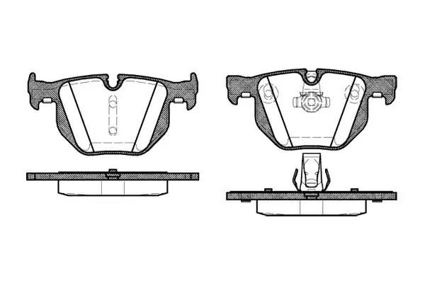 Гальмівні колодки дискові WOKING P281360 - zapix