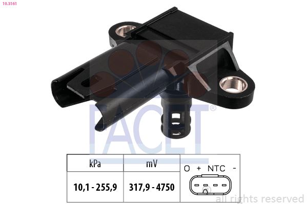 Датчик тиску наддува FACET 103161 - zapix