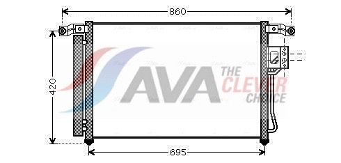 Радіатор кондиціонера AVA QUALITY COOLING HY5175D - zapix