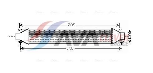 Інтеркулер AVA QUALITY COOLING FT4321 - zapix