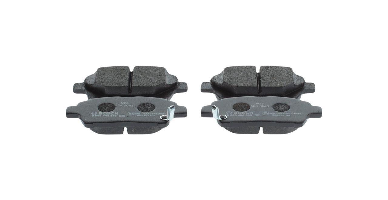 Гальмівні колодки дискові BOSCH 0986494333 - zapix