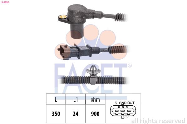 Датчик положення колінчастого валу FACET 90850 - zapix