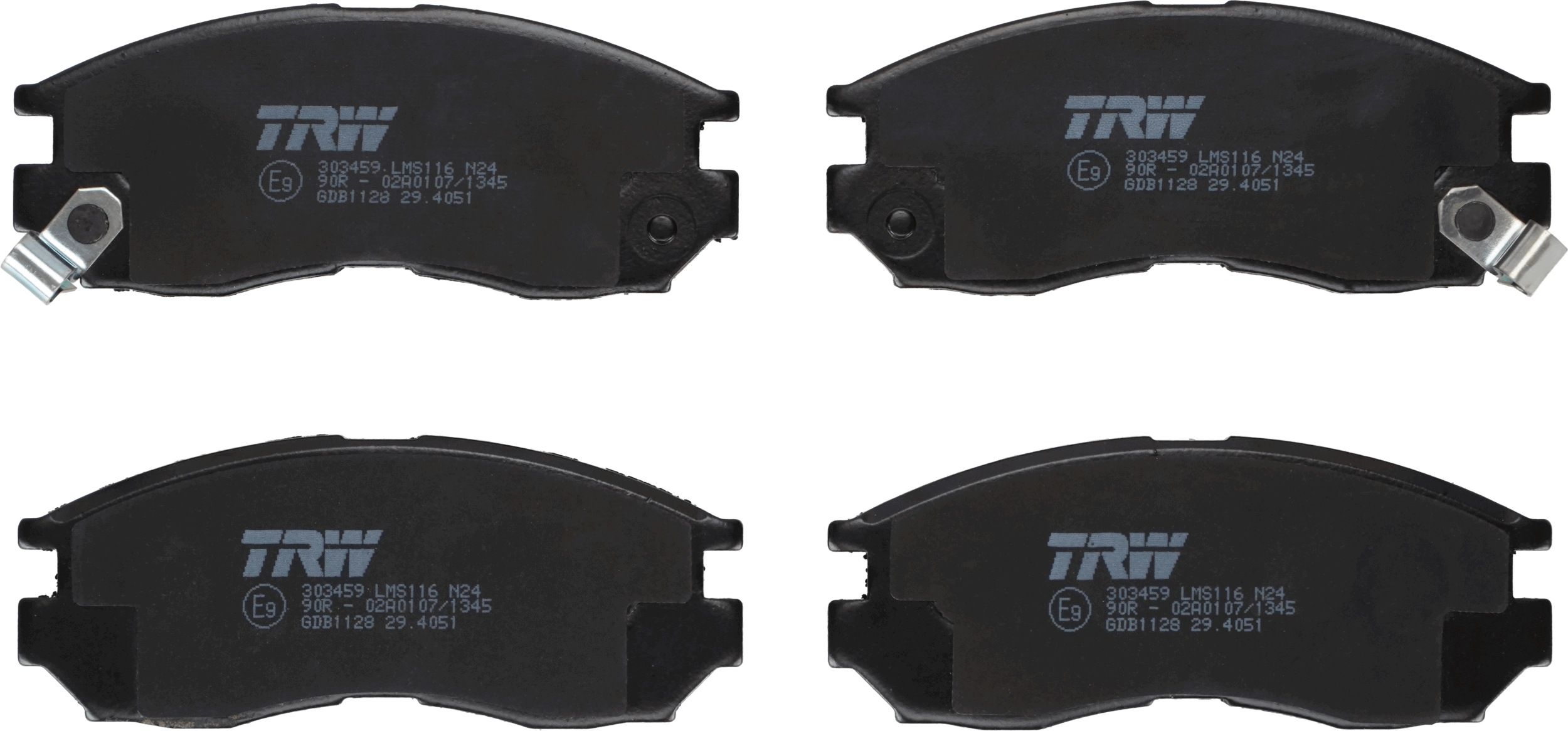 Гальмівні колодки дискові TRW GDB1128 - zapix