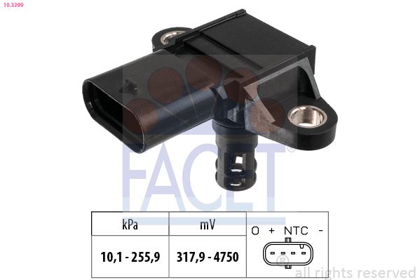 Датчик тиску наддува FACET 103399 - zapix