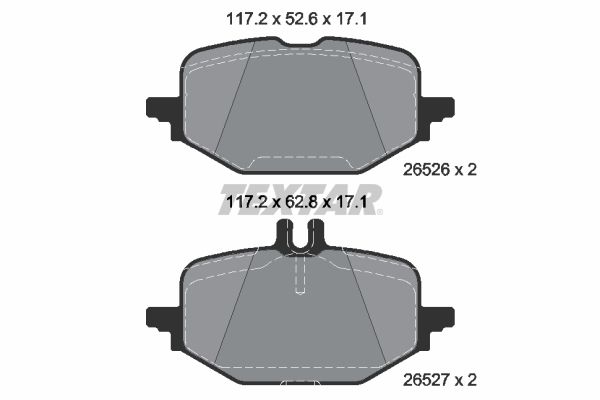 Гальмівні колодки дискові TEXTAR 2652601 - zapix