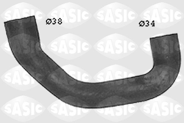Патрубок системи охолодження SASIC SWH6714 - zapix