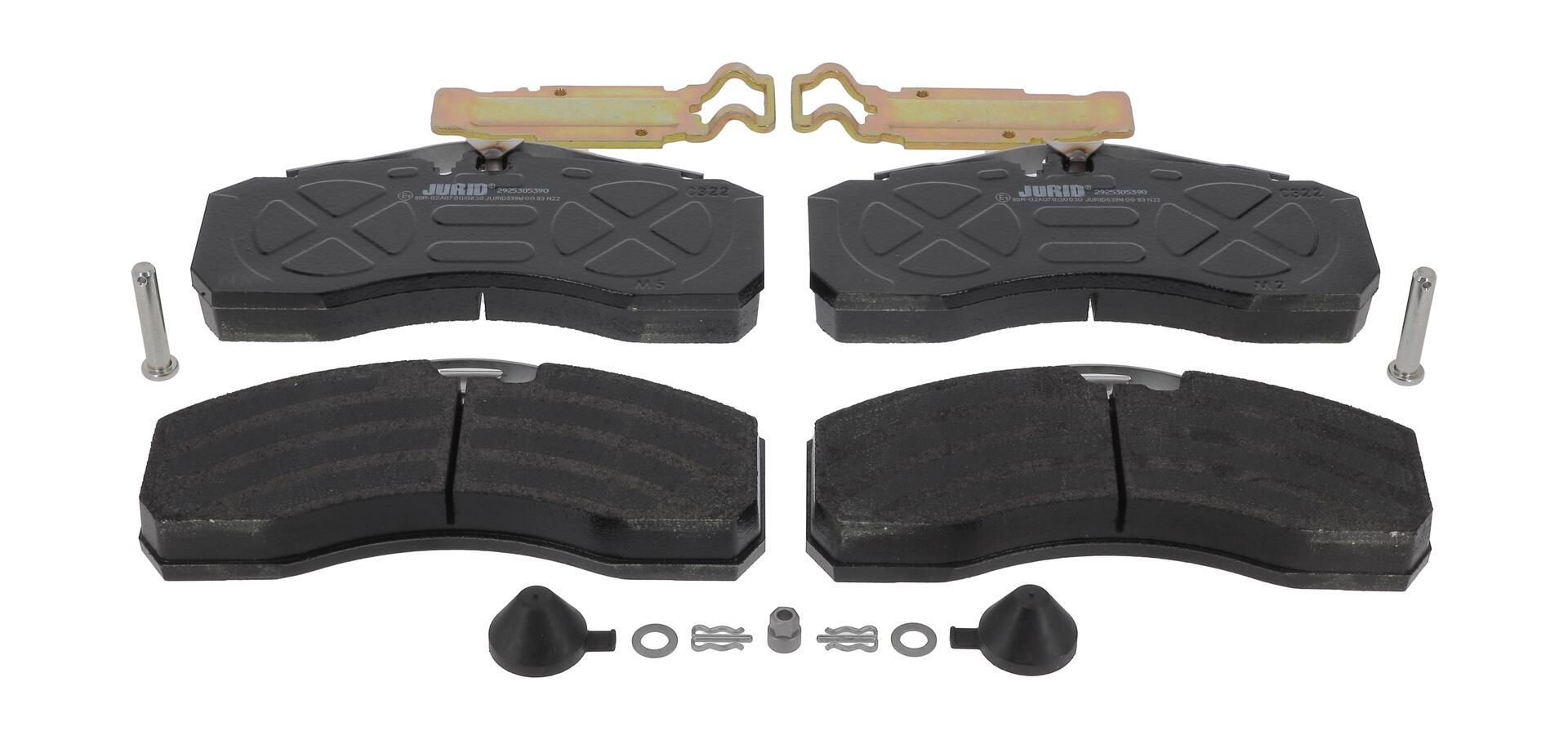 Гальмівні колодки дискові JURID 2925305390 - zapix