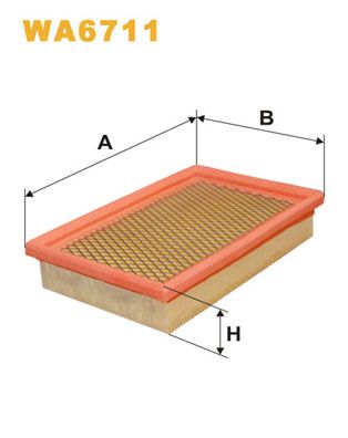 Повітряний фільтр WIX FILTERS WA6711 - zapix