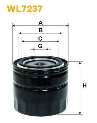 Оливний фільтр WIX FILTERS WL7237