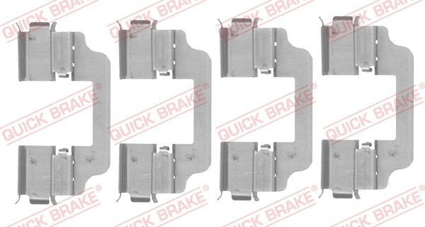 Приладдя / деталі гальмівних колодок QUICK BRAKE 1090153 - zapix