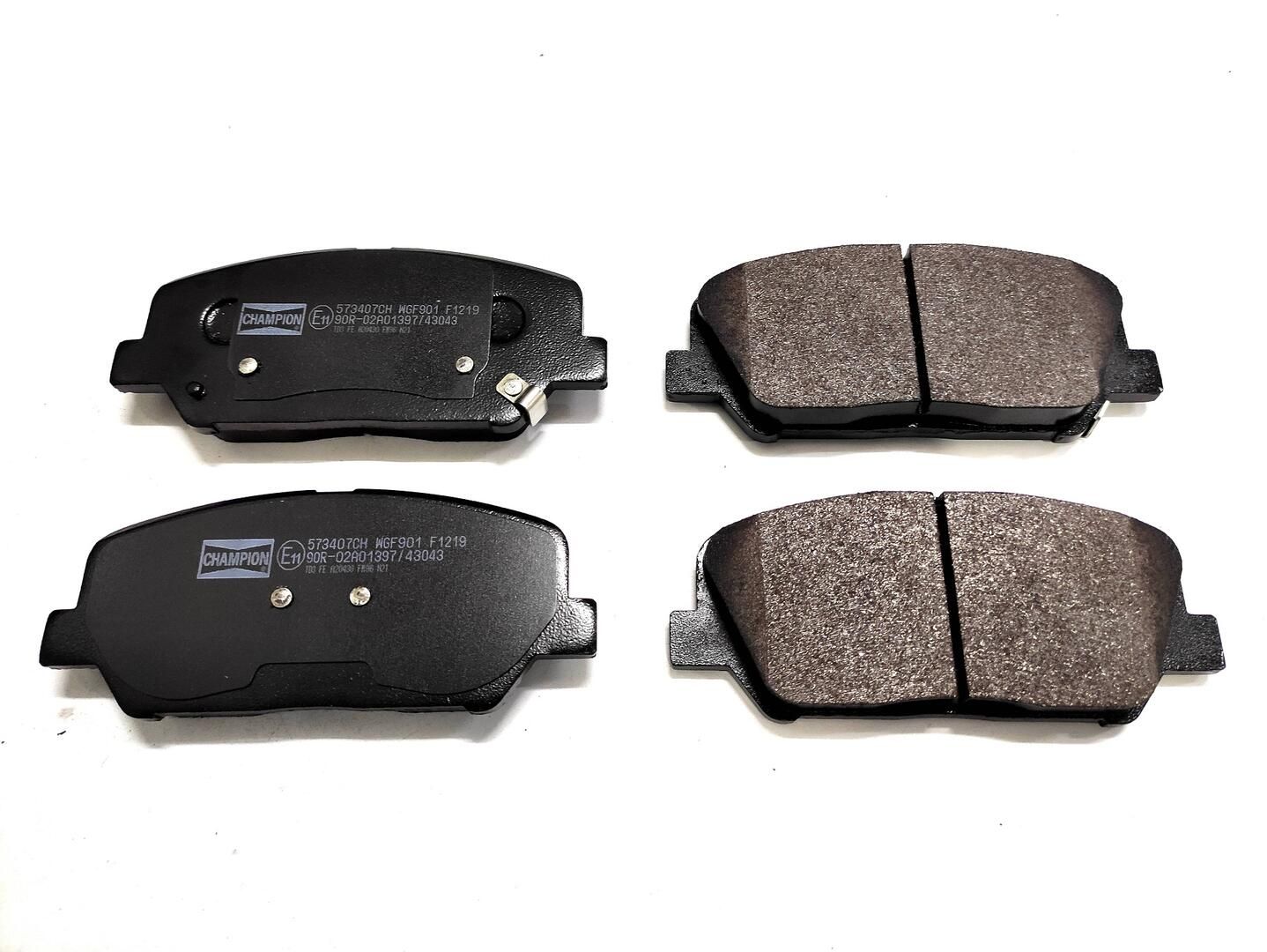 Гальмівні колодки дискові CHAMPION 573407CH - zapix