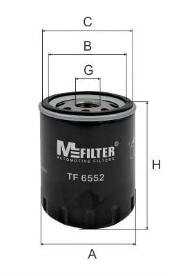 Оливний фільтр MFILTER TF6552 - zapix