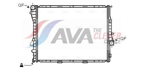 Радіатор охолодження двигуна AVA QUALITY COOLING BW2274 - zapix