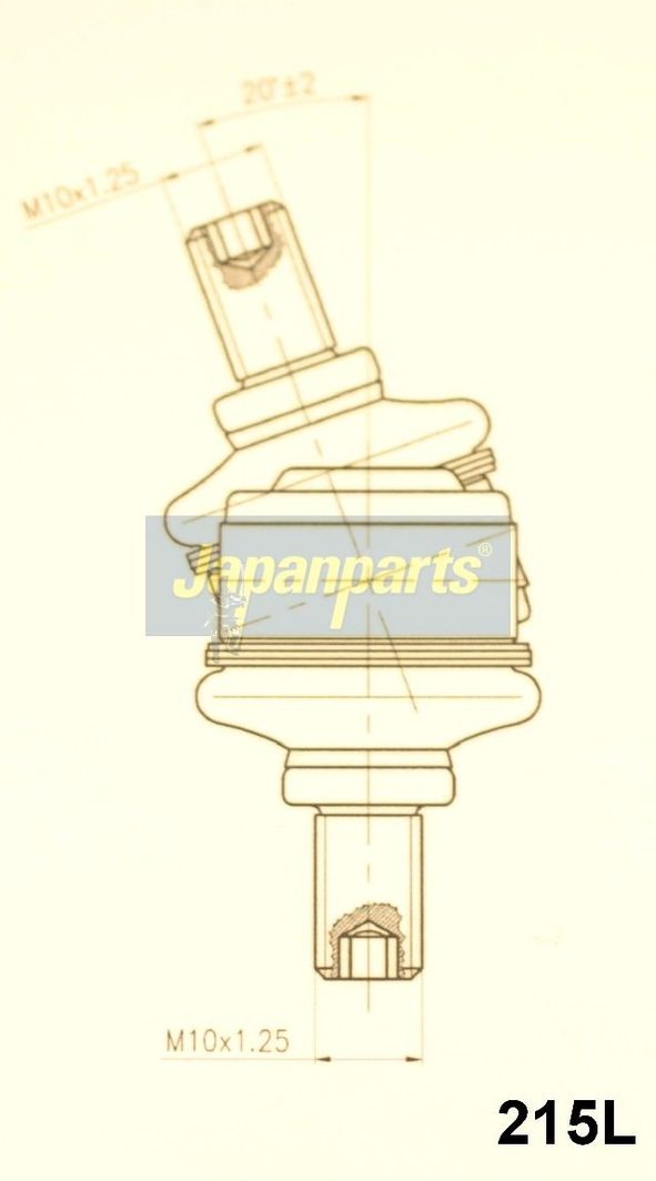 Тяга стабілізатора JAPANPARTS SI215L - zapix