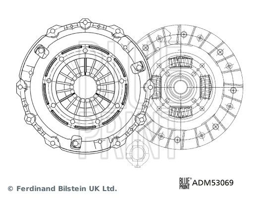 Комплект зчеплення BLUE PRINT ADM53069 - zapix