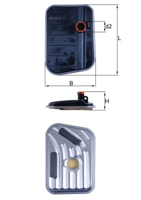 Фільтр АКПП MAHLE HX273 - zapix