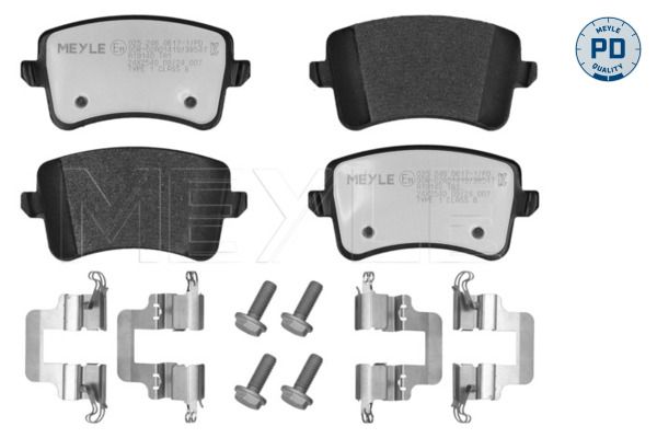 Гальмівні колодки дискові MEYLE 02524606171PD - zapix