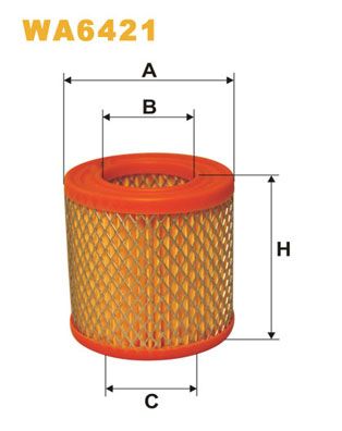 Повітряний фільтр WIX FILTERS WA6421 - zapix