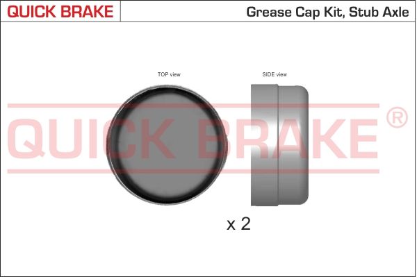 Кришка маточини QUICK BRAKE 9823K - zapix