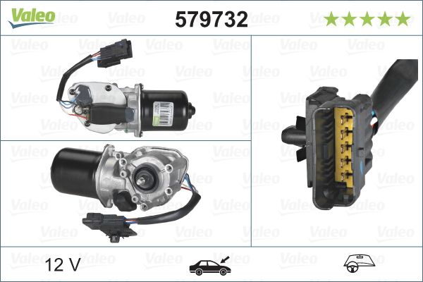 Двигун склоочисника VALEO 579732 - zapix