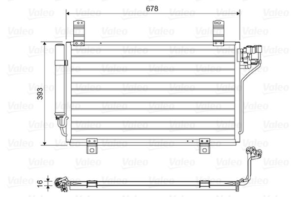 Радіатор кондиціонера VALEO 814048 - zapix