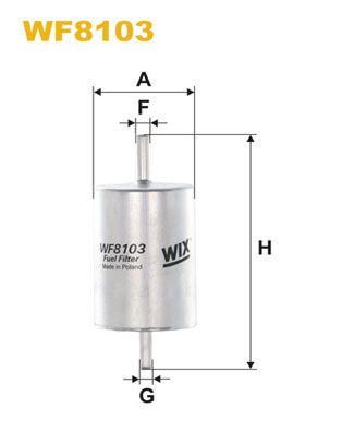 Паливний фільтр WIX FILTERS WF8103 - zapix