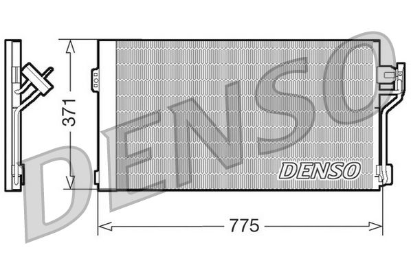 Радіатор кондиціонера DENSO DCN17050 - zapix